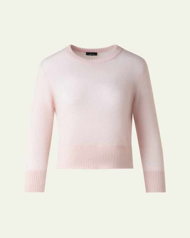 Fitted Cashmere Silk Sweater